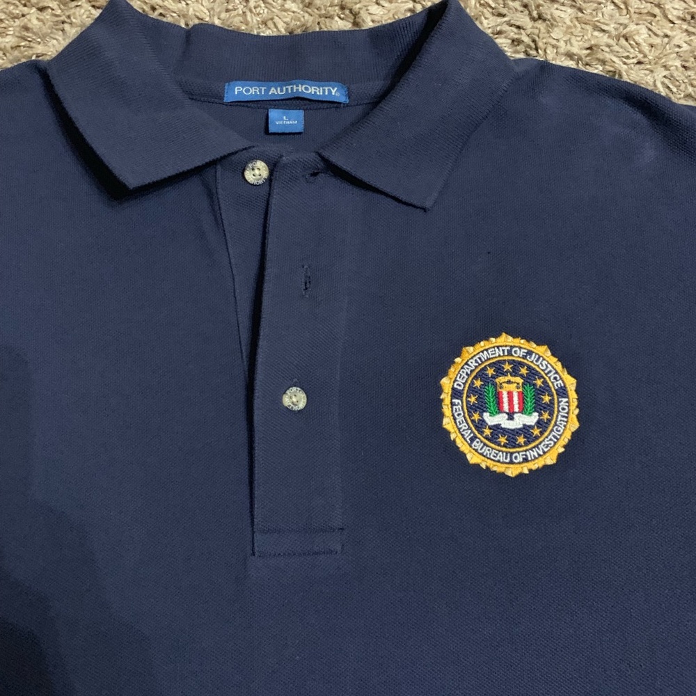 FBI Federal Bureau of Investigation Polo- Large